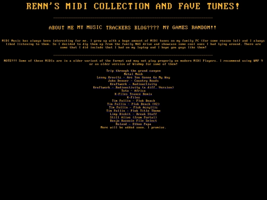 MIDIC/midis screenshot