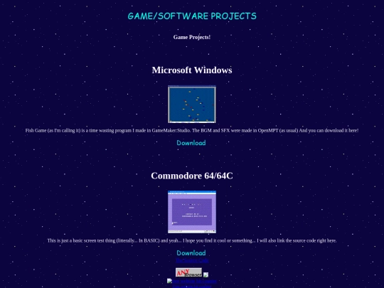 projects screenshot