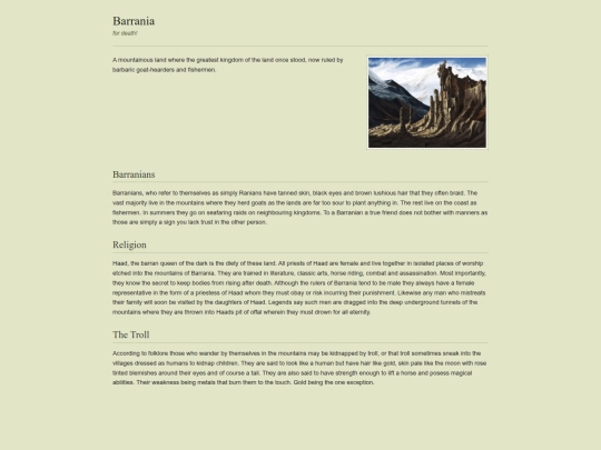 Worldbuilding/barrania screenshot