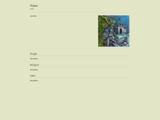 Worldbuilding/template screenshot