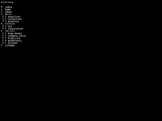 sitemap screenshot