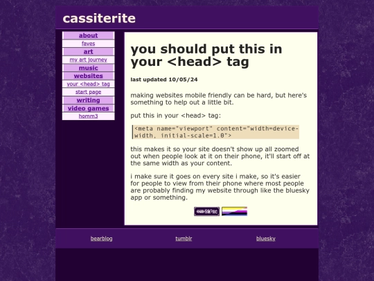 websites/head screenshot