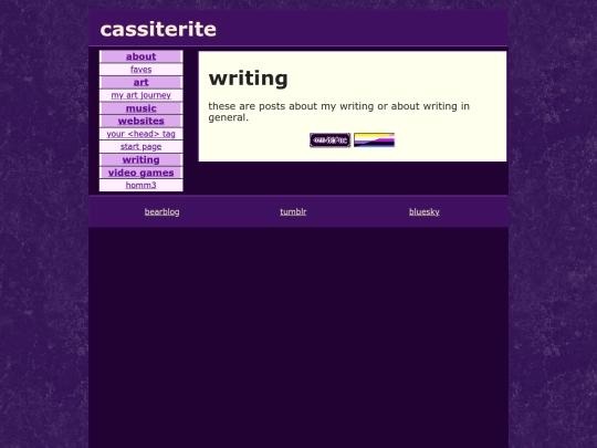 writing screenshot