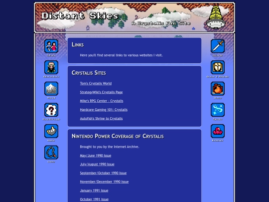 links screenshot