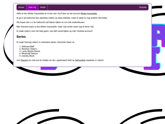Html/Over mij screenshot