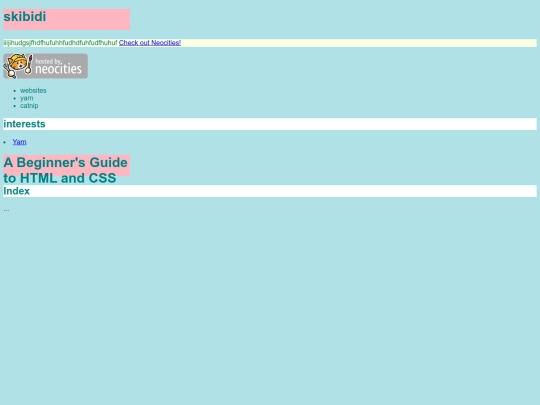 index screenshot