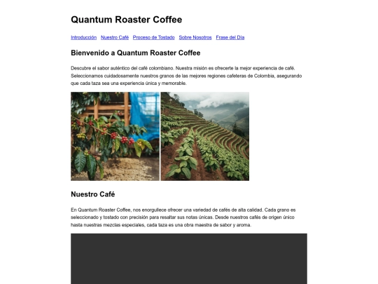 Quantun roaster coffe/quantun screenshot