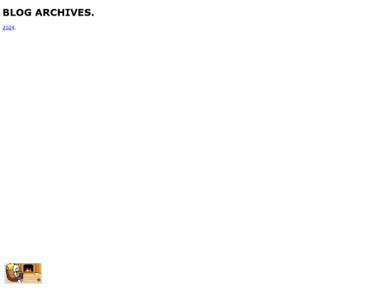 blog-archive-index screenshot