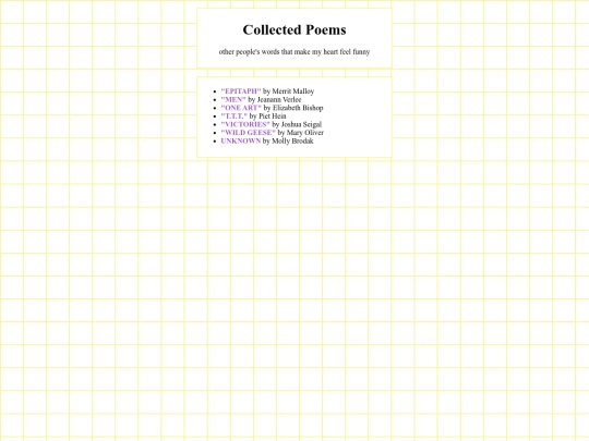 collected/poems screenshot