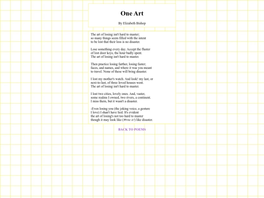 collected/poems/one_art_by_elizabeth_bishop screenshot