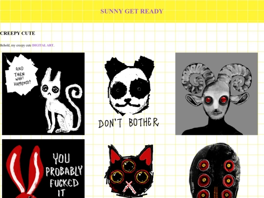 digitalart/pages/creepycute screenshot