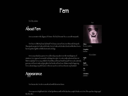 characters/fern screenshot