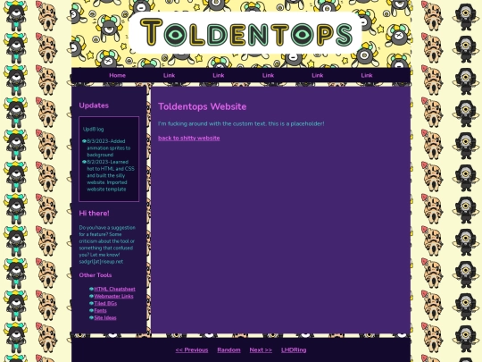 testpagelayout screenshot