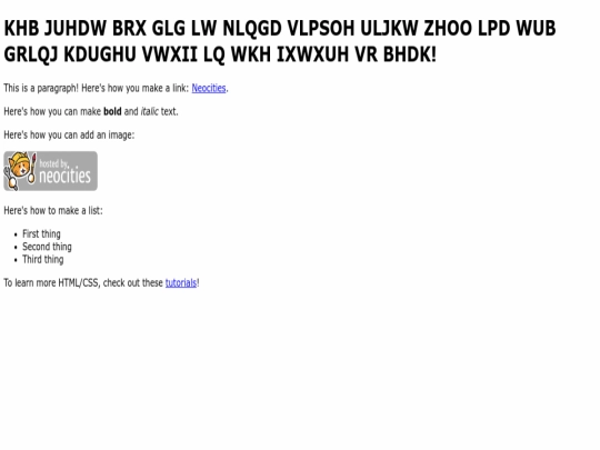 index screenshot