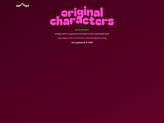 galleries/original-characters/landing screenshot