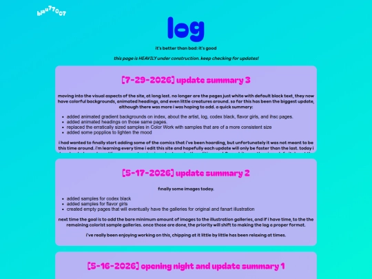 log/landing screenshot