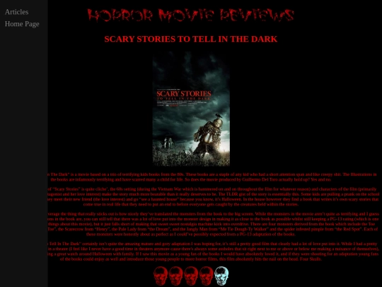 horrorreviews screenshot