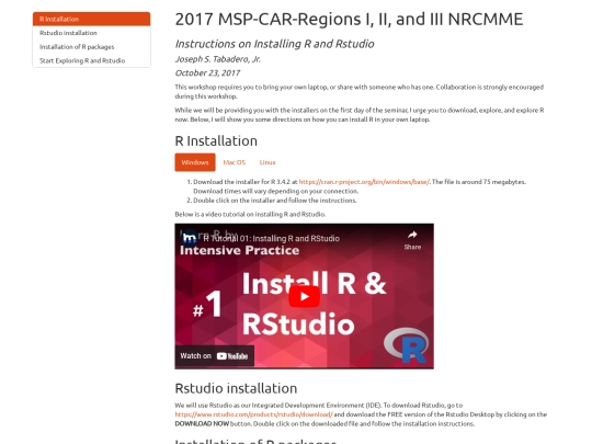 R_installation screenshot
