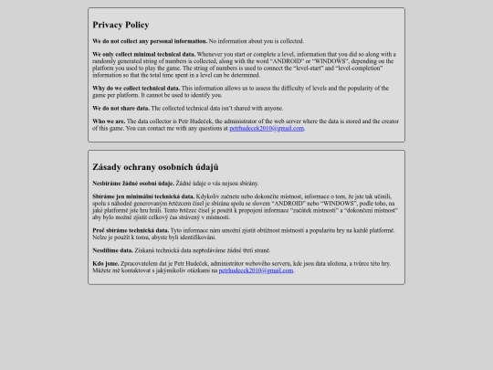PrivacyPolicy screenshot