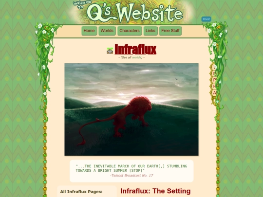 infraflux/aboutinfraflux screenshot