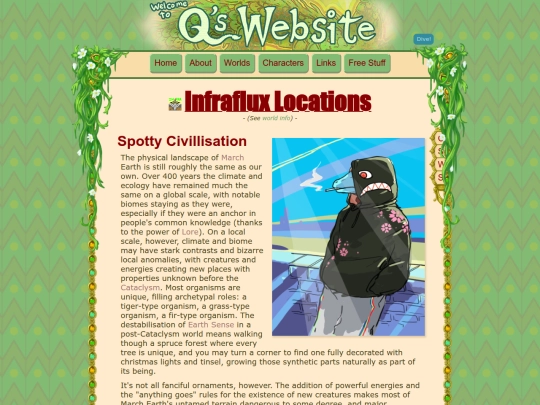 infraflux/locations screenshot