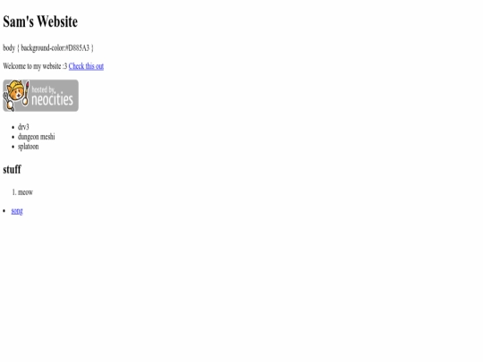 index screenshot
