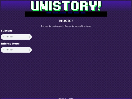 pages/music screenshot