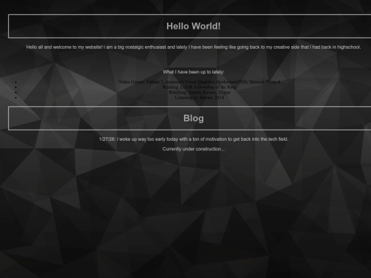 index screenshot