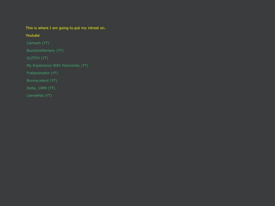 Links screenshot