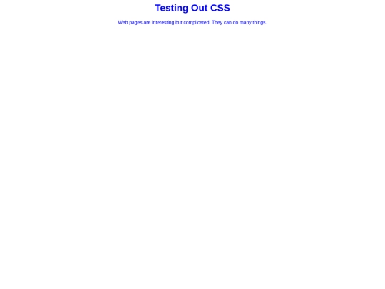 csstest screenshot