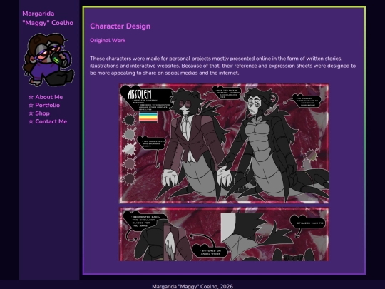 portfolio/character-design/original-work screenshot