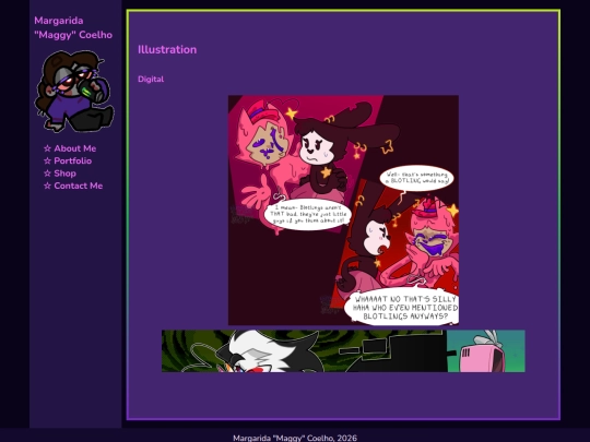 portfolio/illustration screenshot