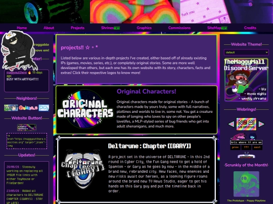 projects screenshot