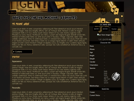 projects/batim-repainted/batim-oc-bio screenshot