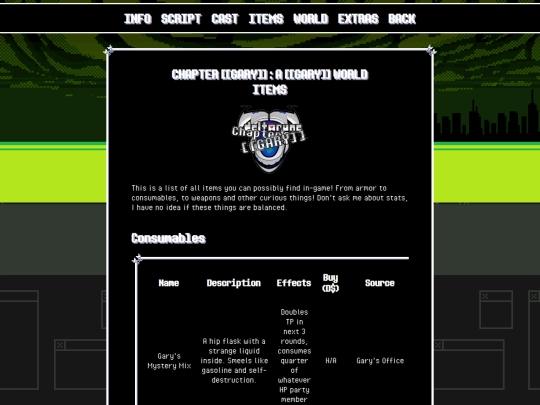 projects/chapter-gary/items screenshot