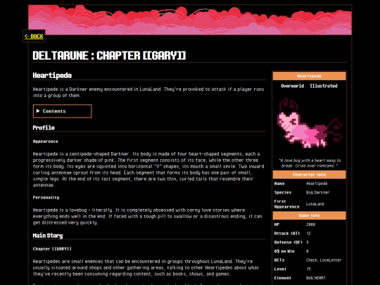 projects/chapter-gary/stay-up-late/cast/heartipede screenshot