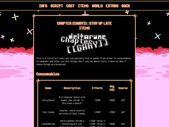 projects/chapter-gary/stay-up-late/items screenshot