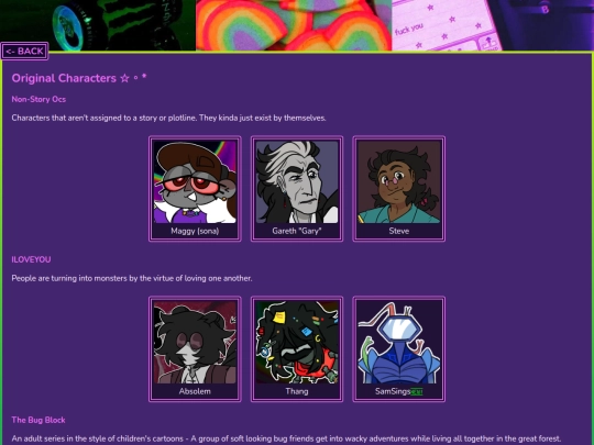 projects/original-characters screenshot