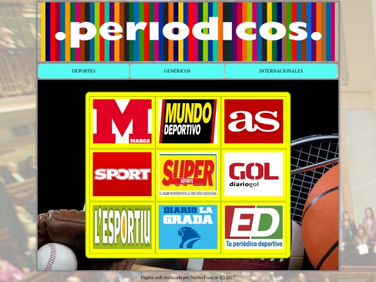Pagina web/paginadeportes screenshot