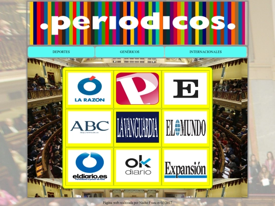 Pagina web/paginapolitica screenshot