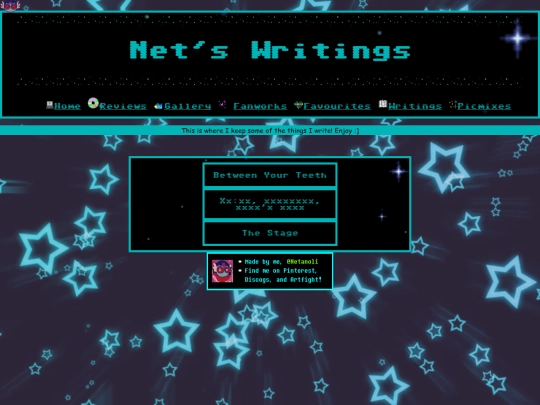 writings screenshot