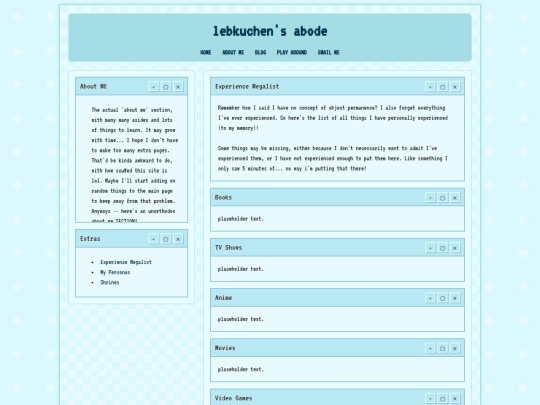 about-me/experience screenshot