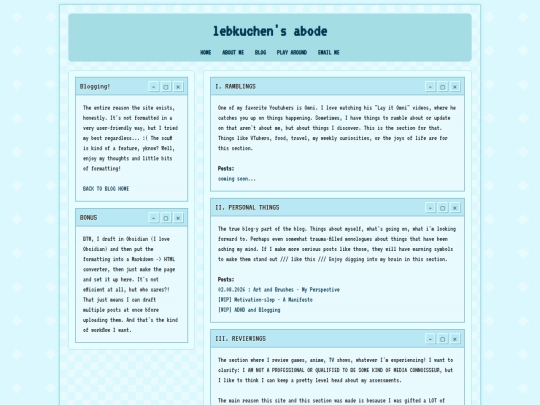 blog screenshot