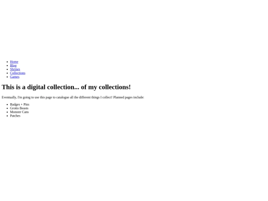 collections screenshot