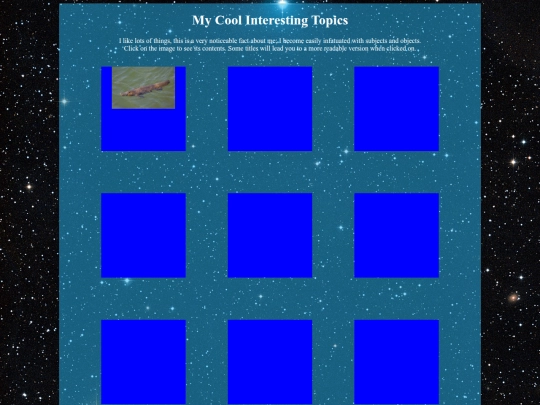 interests screenshot