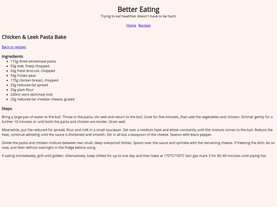 recipes/chicken-leek-pasta screenshot