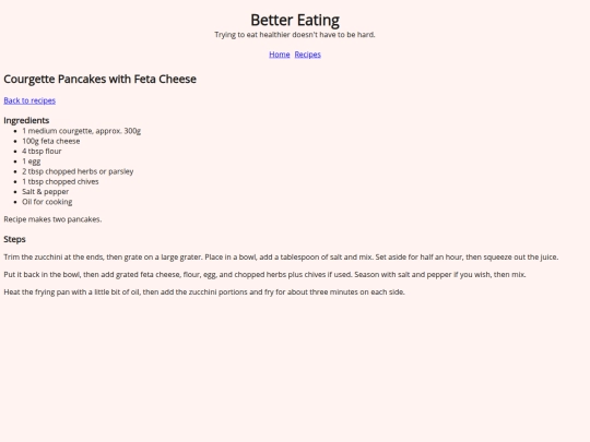 recipes/courgette-pancakes screenshot