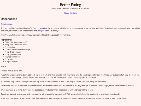 recipes/kebab screenshot