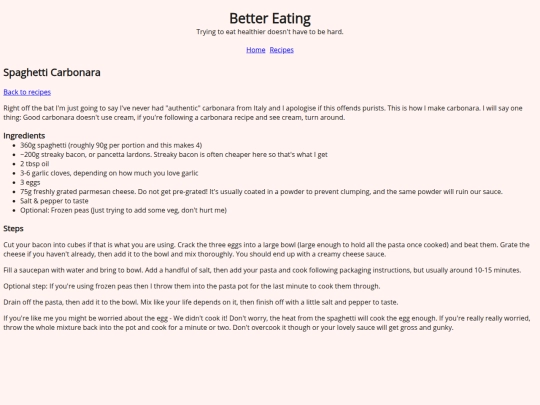 recipes/spaghetti-carbonara screenshot