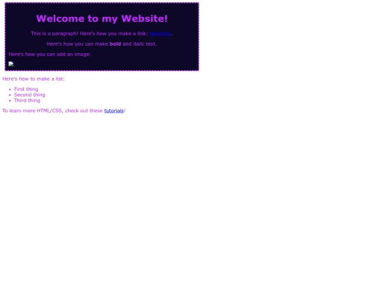 index screenshot